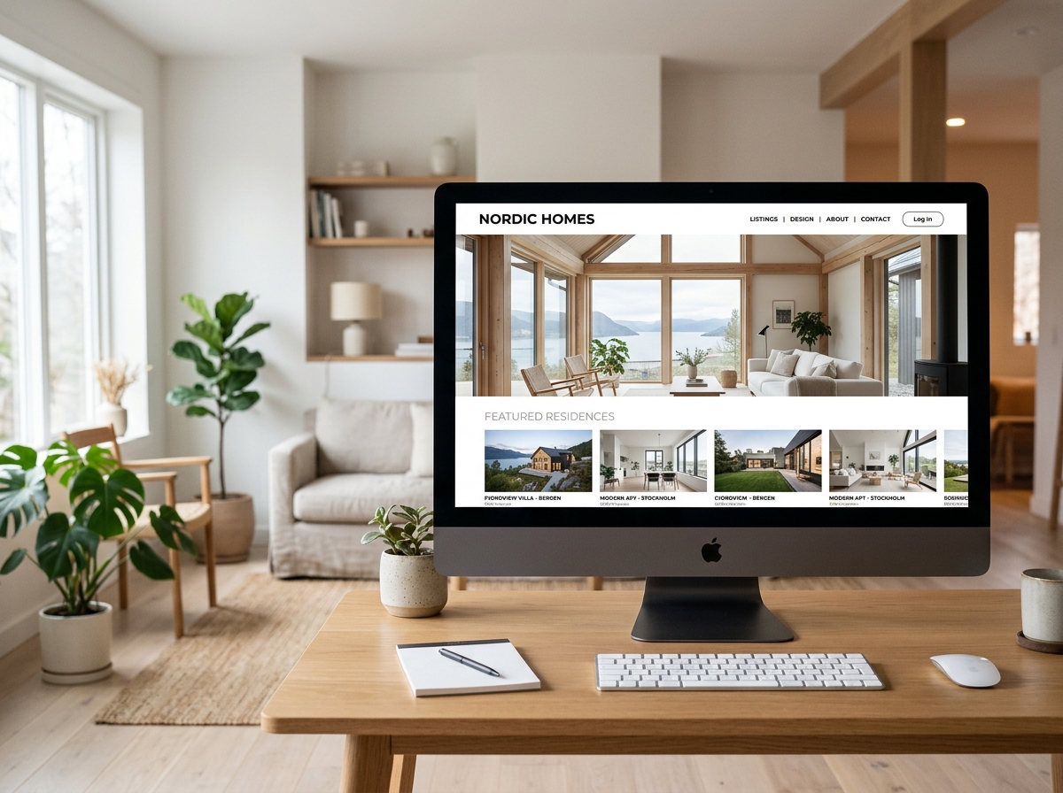 Solhem real estate website design